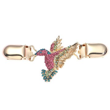 Fako Bijoux - Vestsluiting - Vestclip - IJsvogel Strass -, Verzenden, Nieuw