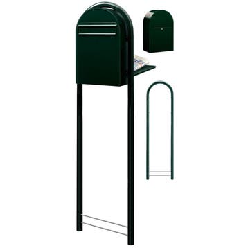 Brievenbus Bobi Classic B (back) - zwartgroen, Verzenden, Nieuw