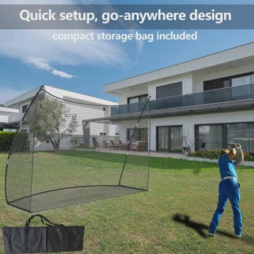 Golf Oefennet 305x217cm - Draagbaar Golf Net voor Achtertuin, Sport en Fitness, Golf, Verzenden, Nieuw