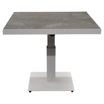 San Sebastian lounge dining tuintafel 90x90xH46-H71 cm in, Tuin en Terras, Tuintafels, Ophalen of Verzenden, Nieuw