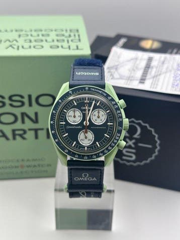 Omega x Swatch - MoonSwatch - Mission on Earth - Zonder, Nieuw