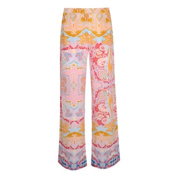 Princess goes Hollywood • roze zijden paisley broek • 36, Kleding | Dames, Princess goes Hollywood, Verzenden, Nieuw, Roze