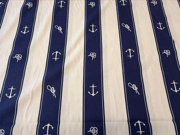 Geen reserveprijs!! Meubilstof Nautical Heritage – Katoen
