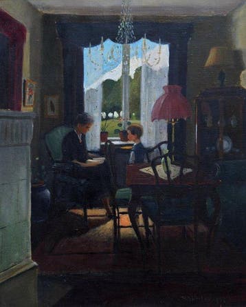 Helge Emil Georg Böttcher (1907–1992) - Conversation à