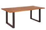 Massief houten eettafel MAMMUT 200 cm acacia 3,5 cm, Huis en Inrichting, Tafels | Eettafels, Ophalen of Verzenden, Nieuw