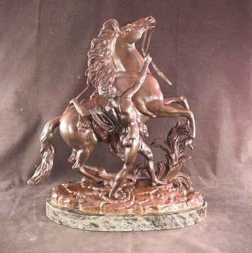 naar Guillaume Coustou (1677 -1746) - sculptuur, Paard van