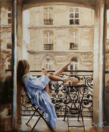 Ewa Switala - Balcony Morning