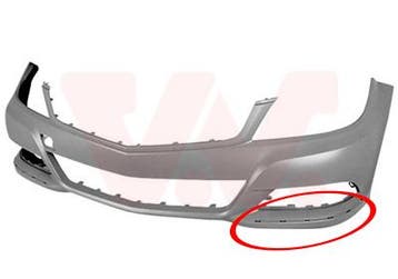 Bumper o.a: Mercedes-Benz, C (C204), C (W204), Ophalen of Verzenden, Nieuw, Mercedes-Benz, Bumper