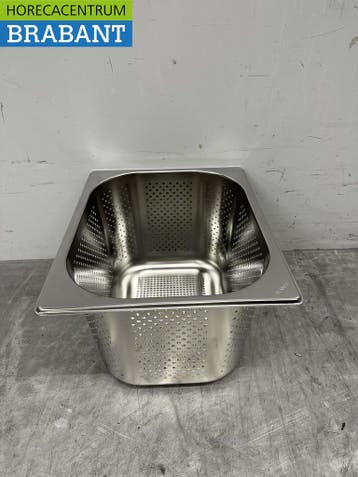 RVS Geperforeerde gastronorm bak GN bak 1/2 Diepte 200 mm, Ophalen of Verzenden, Nieuw zonder verpakking