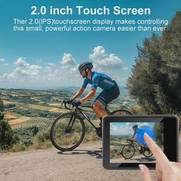 Ourlife MTR60 Pro 5K Actiecamera: 4K60FPS, WiFi, Waterdicht,, Verzenden, Nieuw