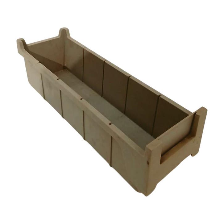 Stellingbak, 430x140x130 mm, grijs kunststof, gebruikt, Zakelijke goederen, Kantoor en Winkelinrichting | Magazijn, Stelling en Opslag