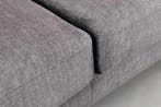 Design hoekbank MANHATTAN 295cm donkergrijs fluwelen, Ophalen of Verzenden, Nieuw