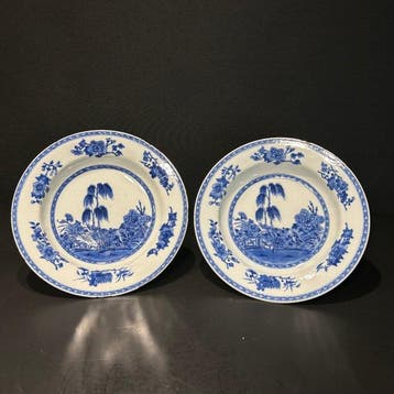 Bord - Porselein - Softpaste Qianlong borden