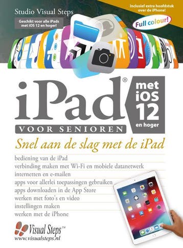 iPad voor senioren met iOS 12 - Studio Visual Steps, Verzenden, Zo goed als nieuw, Studio Visual Steps