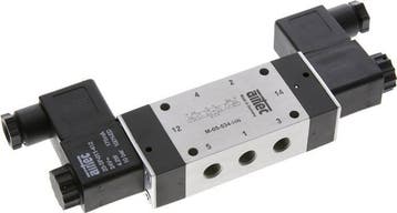 5/3 G1/8 Middendruk Magneetventiel 12V DC 3-8bar/42-112psi, Verzenden, Nieuw