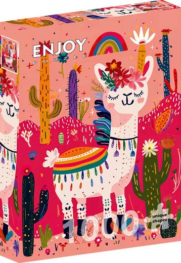 Gentle Llama Puzzel (1000 stukjes) | Enjoy Puzzle - Puzzels, Verzenden, Nieuw