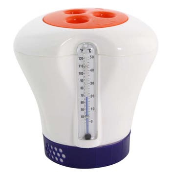 Regelbare chloor dispenser met thermometer, Verzenden, Nieuw