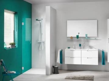 Douchedeur voor Nis 70 x 200 cm Chroom – Profielloos, Ophalen of Verzenden, Nieuw, Chroom, Bad