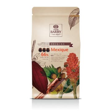 Callebaut Chocolade Callets Puur Mexico (66%) 1kg, Verzenden, Nieuw