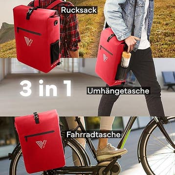 2dekans | MIVELO Fietstas – 3-in-1 Rugzak & Schoudertas –, Ophalen of Verzenden, Zo goed als nieuw, MIVELO