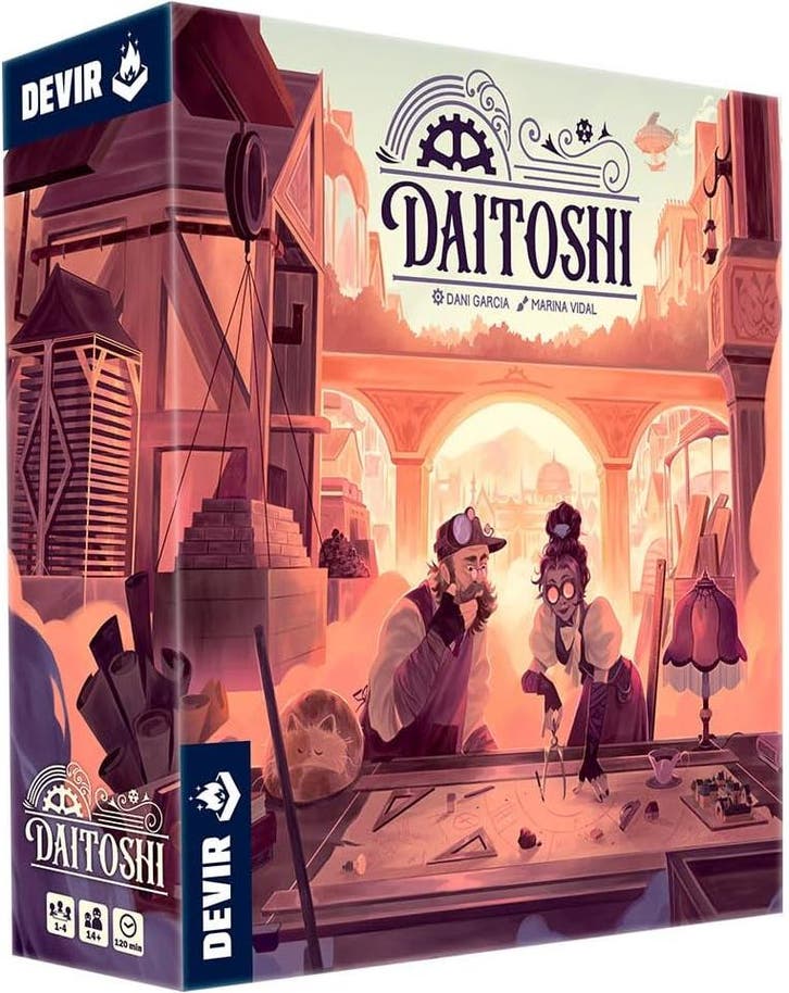 Daitoshi - Board game | Devir - Gezelschapsspellen, Hobby en Vrije tijd, Gezelschapsspellen | Bordspellen, Nieuw, Verzenden