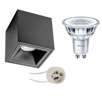 Voordeelset: Opbouwspot Set - Pragmi Cliron Pro - GU10, Ophalen of Verzenden, Nieuw, Overige fittingen, Plafondspot of Wandspot