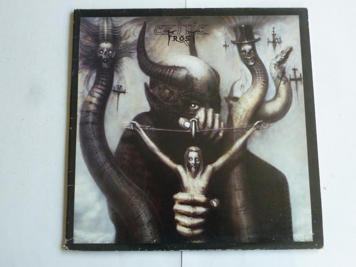 Celtic Frost - To Mega Therion (LP) 081696, Cd's en Dvd's, Vinyl | Hardrock en Metal, Zo goed als nieuw, Ophalen of Verzenden