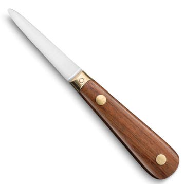 Déglon Traditioneel oestermes – Koperen details – Bubin, Ophalen of Verzenden, Nieuw, Hout, Los bestek