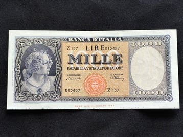 Italië. - 1000 Lire - 1948 - Pick 88 (Zonder minimumprijs)