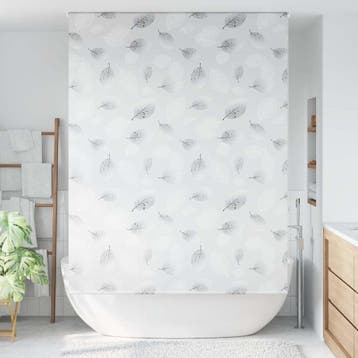 vidaXL Doucherolgordijn 160x240 cm stofbreedte 156 cm, Verzenden, Nieuw, Grijs