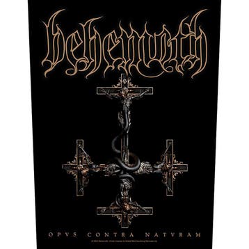 Behemoth Opus Contra Natvram Backpatch officiële merchandise, Ophalen of Verzenden, Nieuw, Kleding
