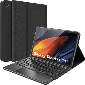 AZERTY Toetsenbord Samsung A9 Plus 11 | Laatste Stuk!, 11 inch, Samsung Galaxy Tab A9 Plus 11 inch (SM-X210/X216), Nieuw, Bescherming voor- en achterkant