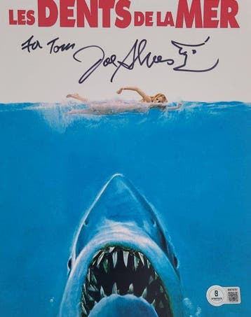 Jaws (1975) - Steven Spielberg - Joe Alves - Autograph,, Nieuw
