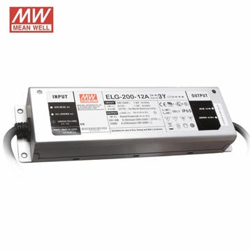 12V | MEANWELL DRIVER | IP65 | 200W, Nieuw