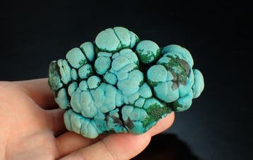 Topkwaliteit Chrysocolla met malachiet Kristalcluster -