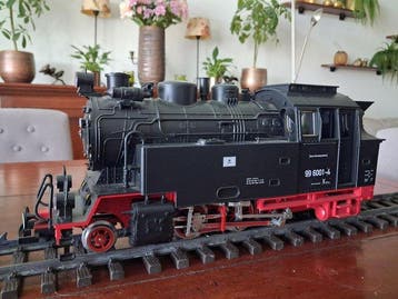 LGB G - 23802 - Tender locomotief (1) - BR 99 - Harzer, Nieuw