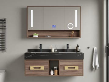 Badkamermeubel Vonato, Ardène 120, hout decor, Huis en Inrichting, Badkamer | Badkamermeubels, Nieuw