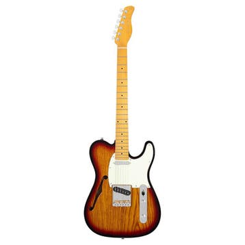 Sire T7TV Hollowbody Elektrische Gitaar Sunburst, Ophalen of Verzenden, Nieuw