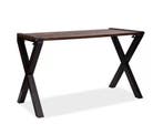 Tafel Bruin-Zwart Hardhout Hoog | 180x80x(h)110cm, Verzenden, Nieuw in verpakking