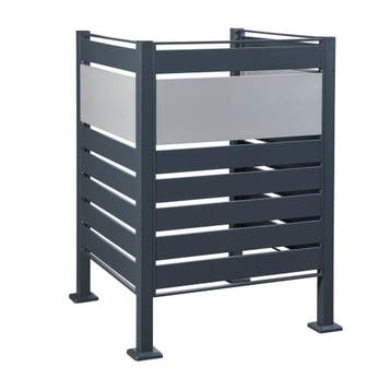 [en.casa] Containerombouw Uusikaupunki 120x91x91 cm antracie, Verzenden, Nieuw