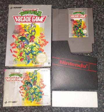 Turtles II the arcade game (NES tweedehands game), Spelcomputers en Games, Games | Nintendo NES, Ophalen of Verzenden, Zo goed als nieuw