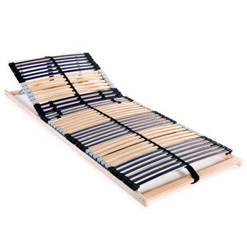 vidaXL Lattenbodem met 42 latten 7 zones 70x200 cm, Huis en Inrichting, Verzenden, Nieuw, 200 cm, Hout