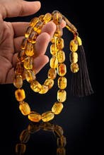 Barnsteen - High-Grade Baltic Amber Misbaha Tasbih 33+3 –