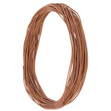 10 meter DQ leerkoord – rond 1,5 mm – Peru, Ophalen of Verzenden, Nieuw, Kraal