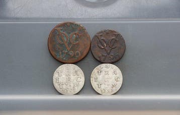 Nederland, Utrecht 2 Stuiver Dubbele wapenstuiver 1785 en