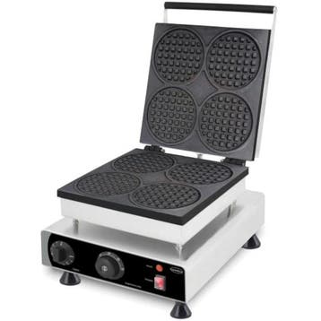 Wafelijzer | Enkel | Luikse Wafels (112x112x16mm) | 1.75kW, Verzenden, Nieuw in verpakking