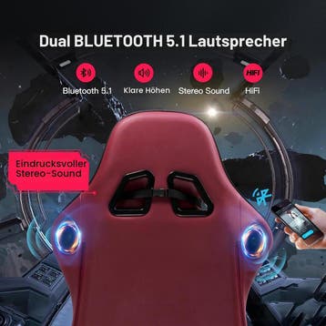 Ergonomische Bureaustoel -  Office Chair - Gamestoel - Volwa, Verzenden, Zo goed als nieuw
