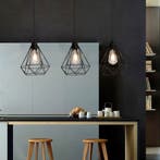 Hanglamp Industriele Stijl - Ijzeren Lampen Collectie 2025, Huis en Inrichting, Lampen | Hanglampen, Verzenden, Nieuw, Metaal