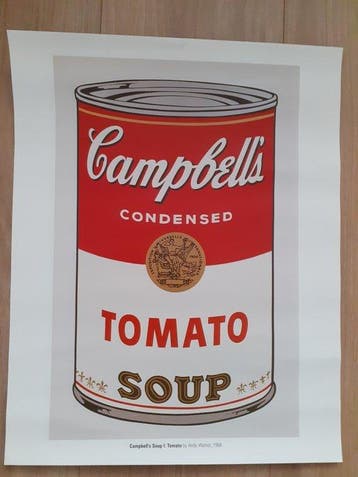 Andy Warhol - Campbell Soup Company - Campbells Soup I:, Antiek en Kunst