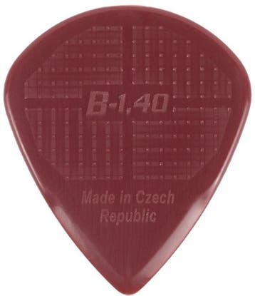 Janicek Picks D-Grip Jazz B plectrum 1.40 mm 6-pack, Ophalen of Verzenden, Nieuw, Elektrische gitaar